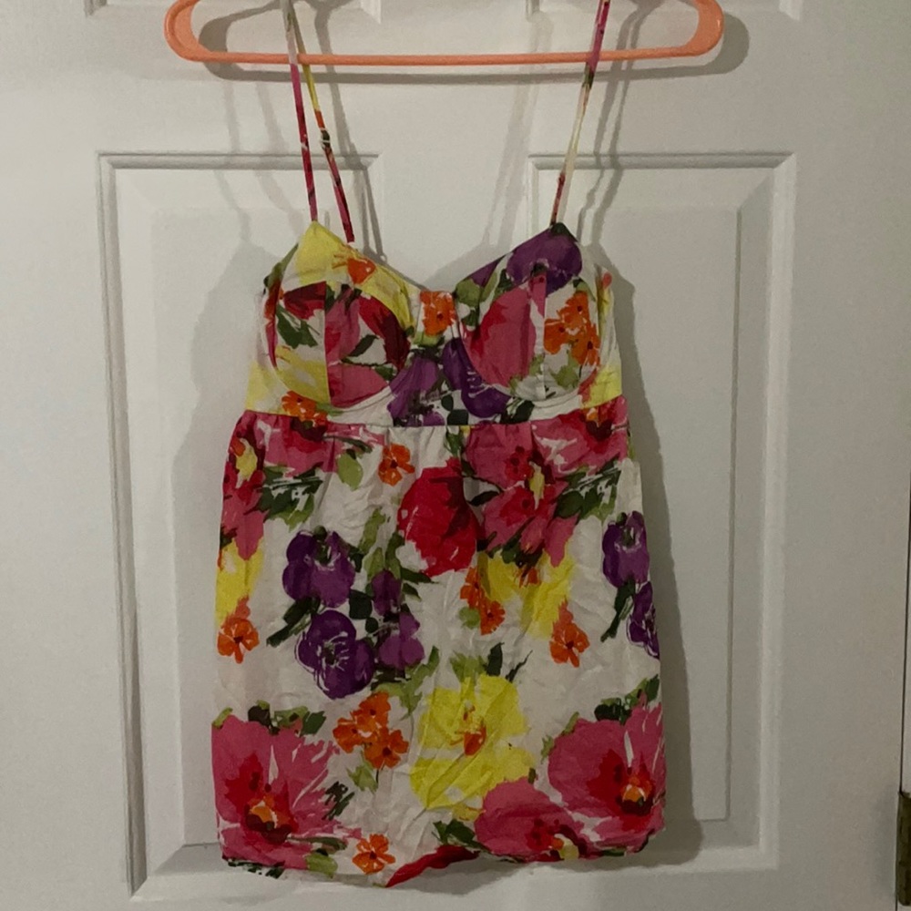 Lauren Conrad Floral Tank